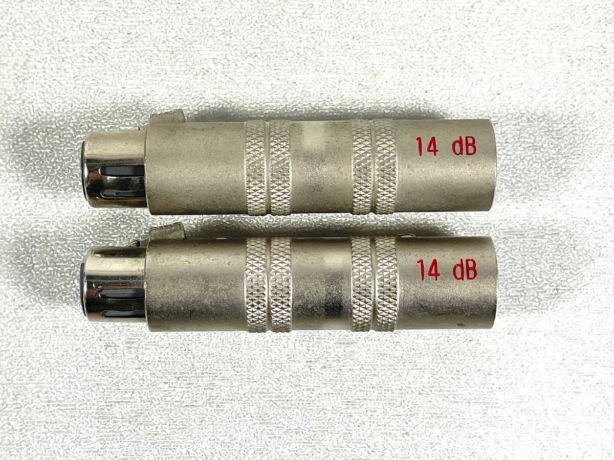 TOMOCA AT-14？ XLR アッテネーター 14dB 2個 セット 【保証なし】