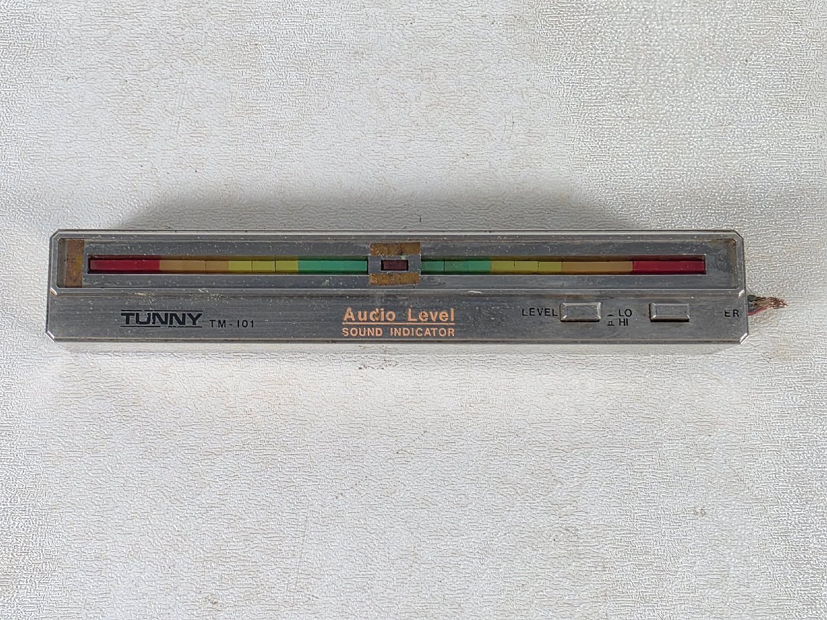 動画あり TUNNY TM-101 オーディオレベル インジケーター 希少 当時物 トニー 【保証なし】
