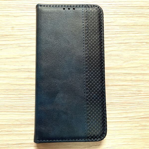 Galaxy A23 5G　手帳型 ケース カバー　カード収納　濃紺　管理200-9
