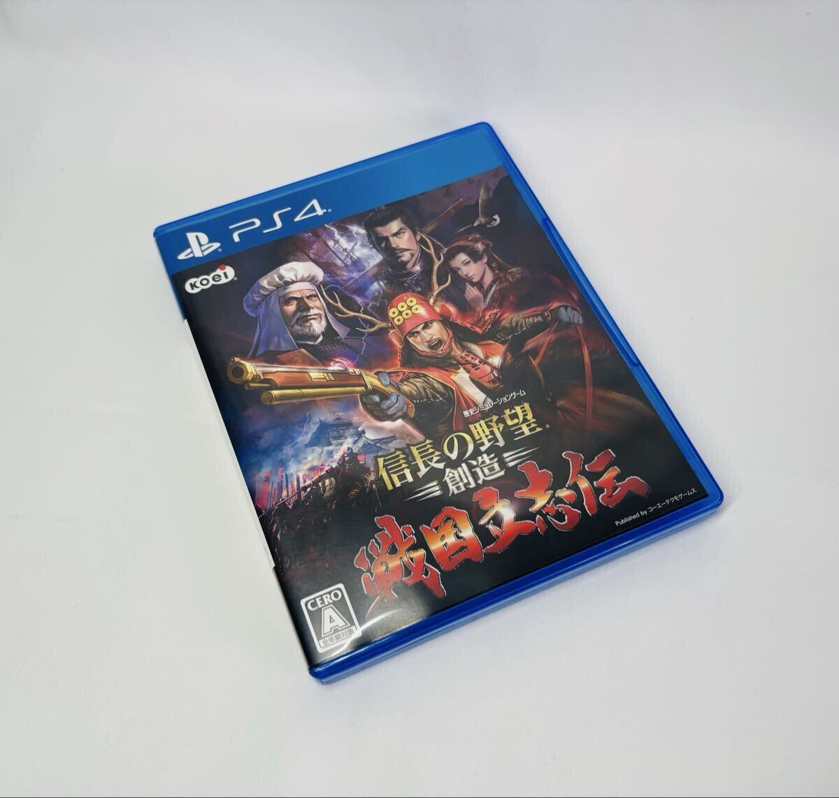 動作品 美品 PS4 KOEI KT 信長の野望 創造 戦国立志伝 ソフト ディスク ケース付 コーエーテクモ ゲームス プレイステーション