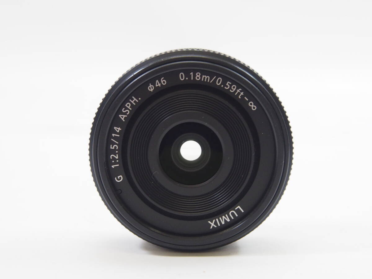 【美品】◎Panasonic パナソニック LUMIX G 14mm F2.5 ASPH. H-H014