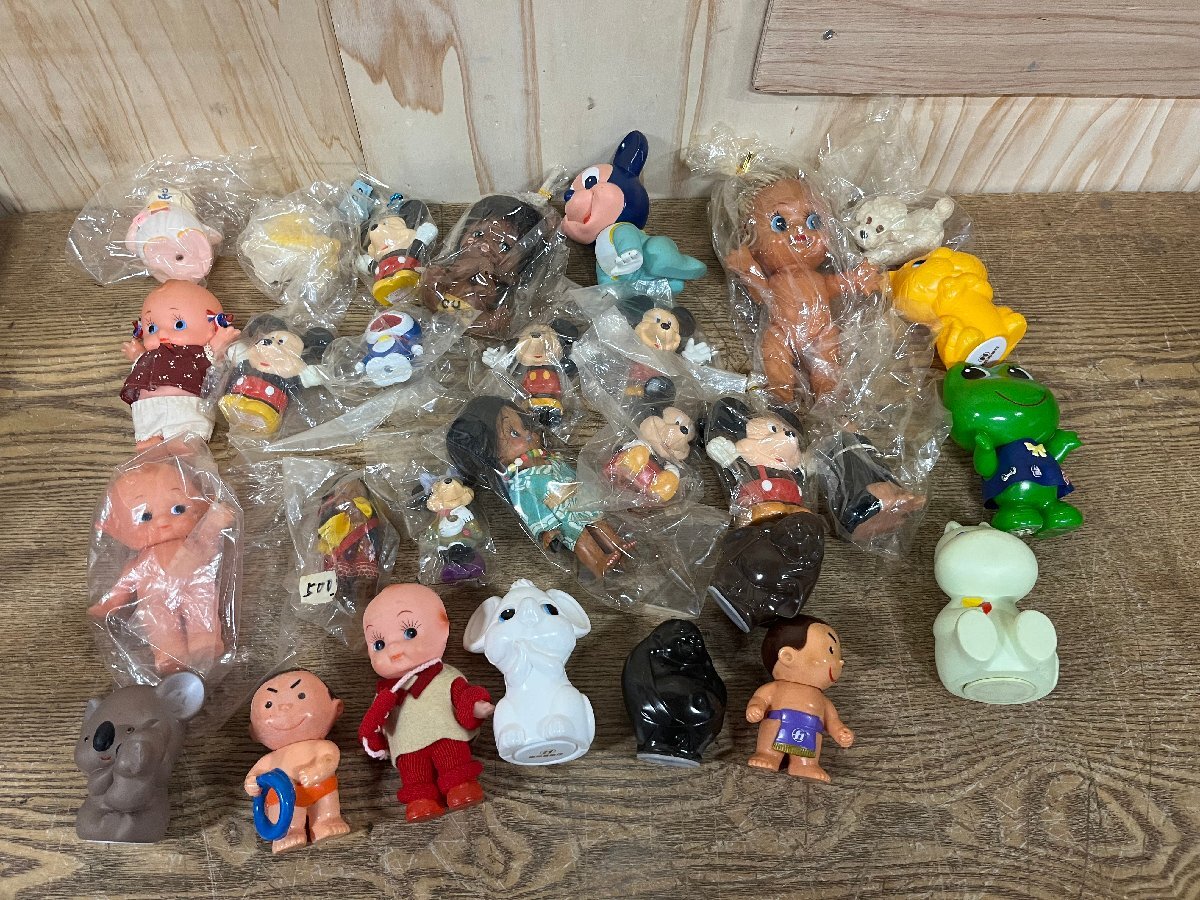 ☆中古☆ レトロ ソフビ 貯金箱 まとめ ディズニー きゅーぴー