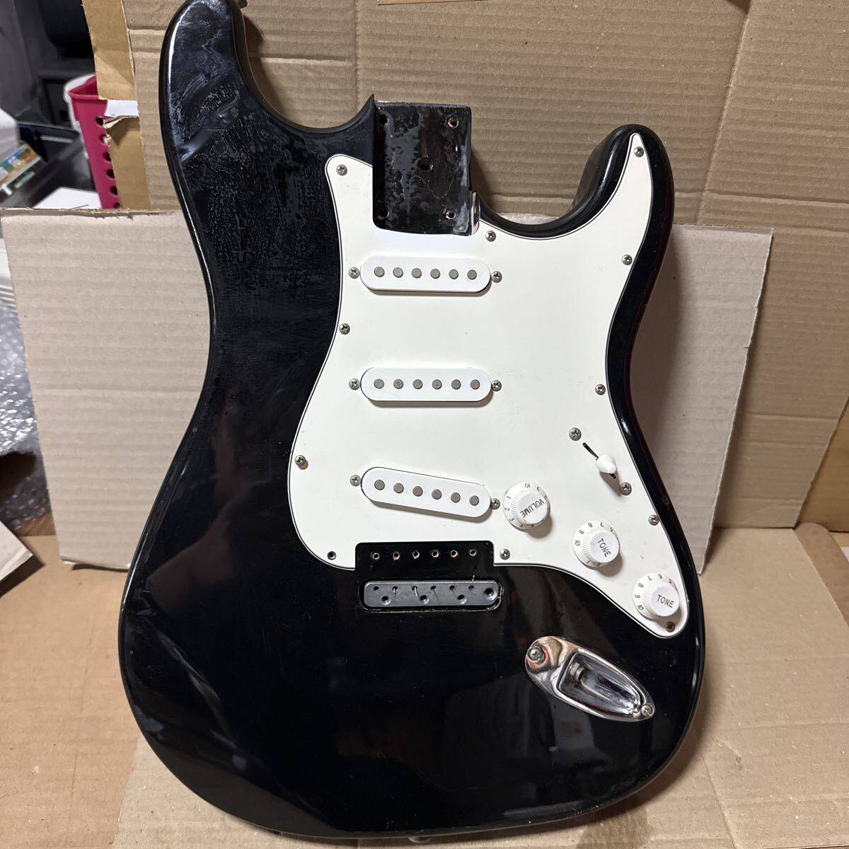 あ-8705) エレキギター一部分　部品取り　ジャンク品