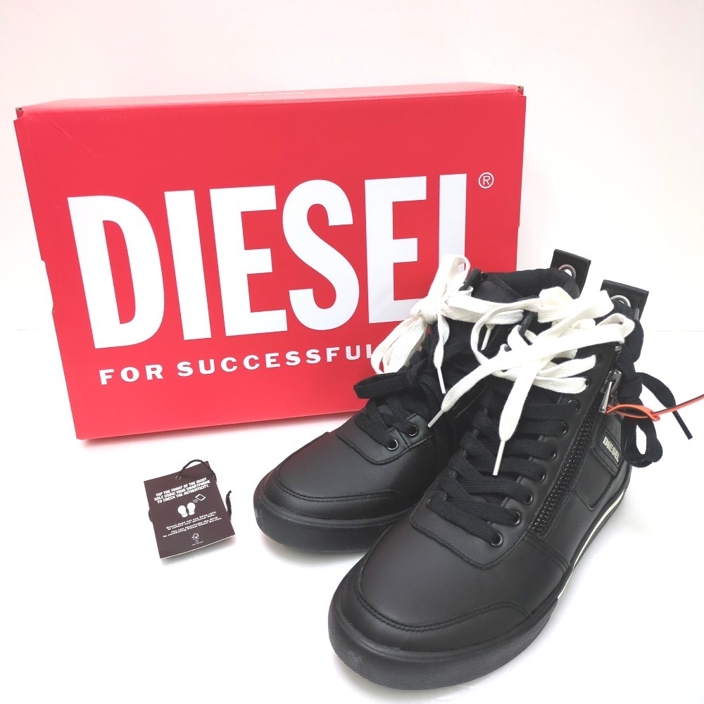 Dz447311 ディーゼル スニーカー ハイカット S-DVELOWS Y01988 PRR13 T8013 ブラック 25.5cm メンズ DIESEL 未使用品