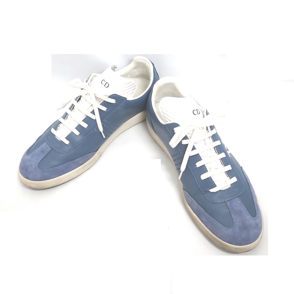 NA13831 クリスチャンディオール 靴 スニーカー ショーン ステューシー Shawn Stussy ブルー系 #41 メンズ Christian Dior 中古