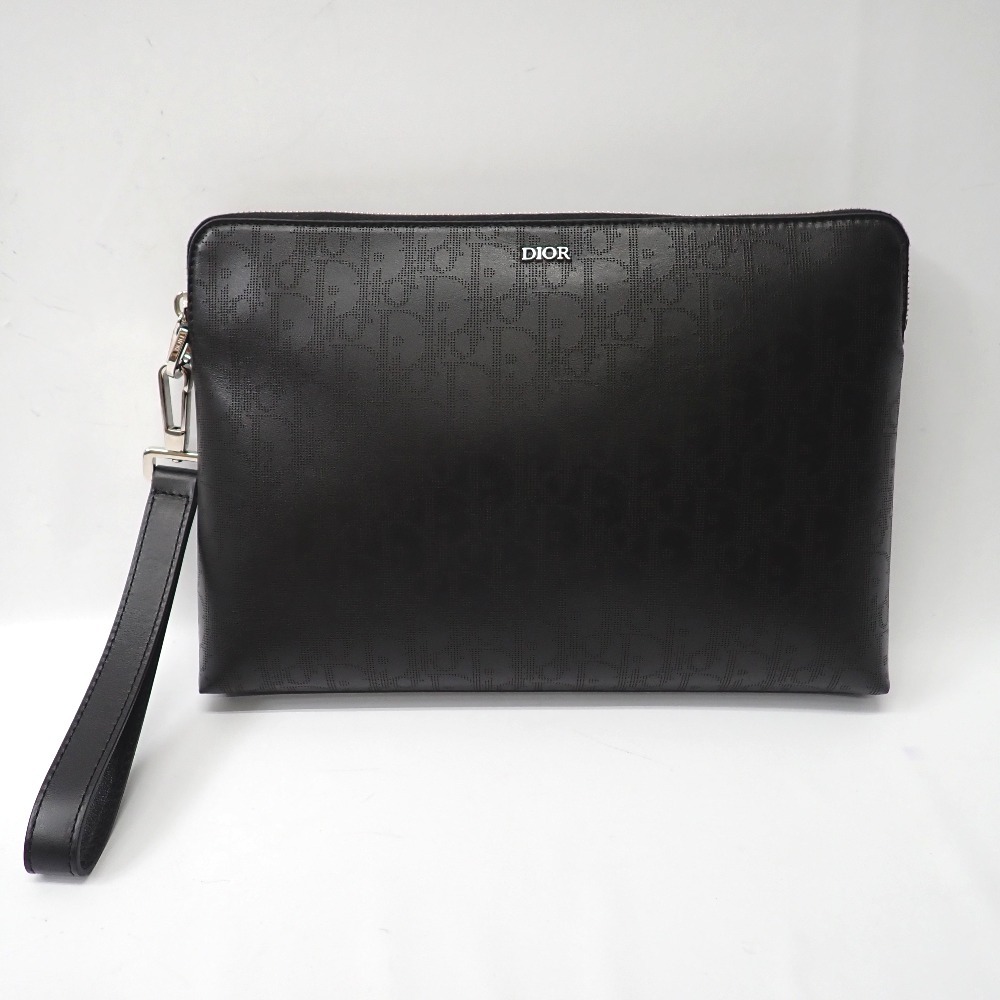 Ft6422610 ディオール セカンドバッグ オブリーク ギャラクシー 2ESCA251VPD ブラック メンズ Dior 美品・中古