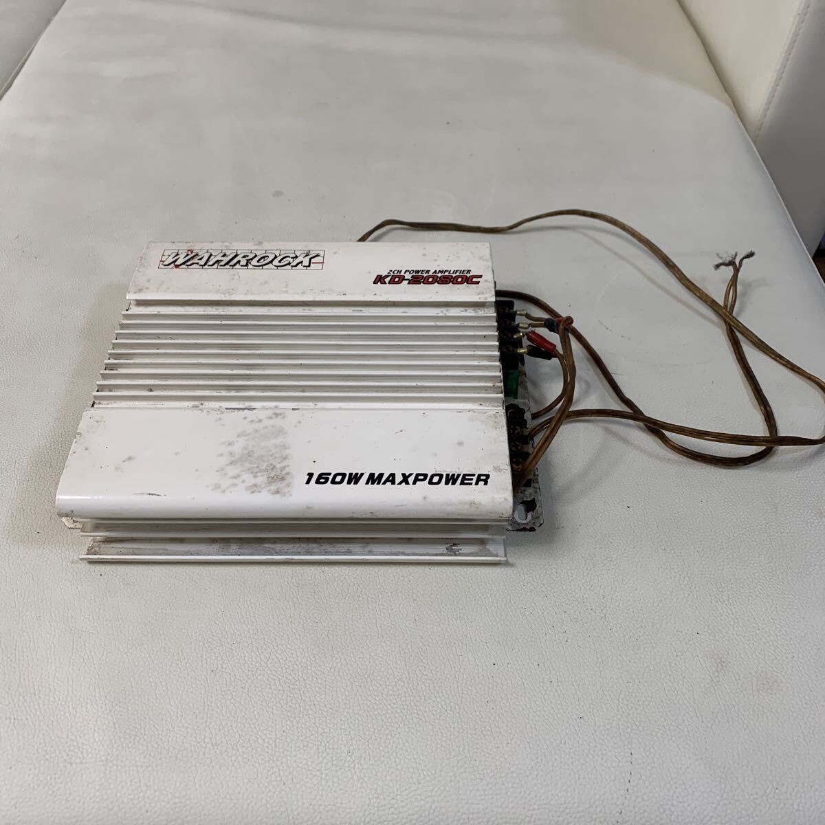 ☆IS-0403こ80 WAHROCK ワーロック KD-2080C 2チャンネルパワーアンプ 動作未確認☆
