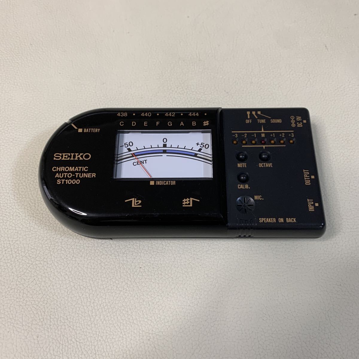 ☆IS-0403ね60 SEIKO セイコー CHROMATIC AUTO-TUNER ST1000 チューナー 動作未確認☆