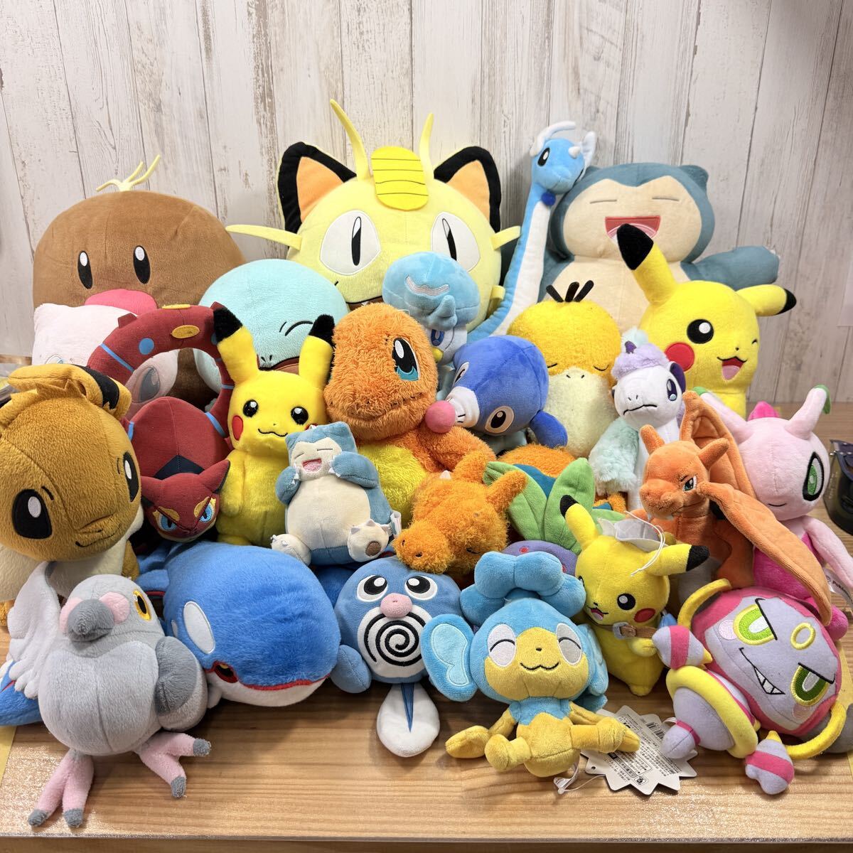 ☆ SA-0403そ160 ポケモン ぬいぐるみ ピカチュウ カビゴン リザードン ミュウ ゼニガメ まとめ ☆ 