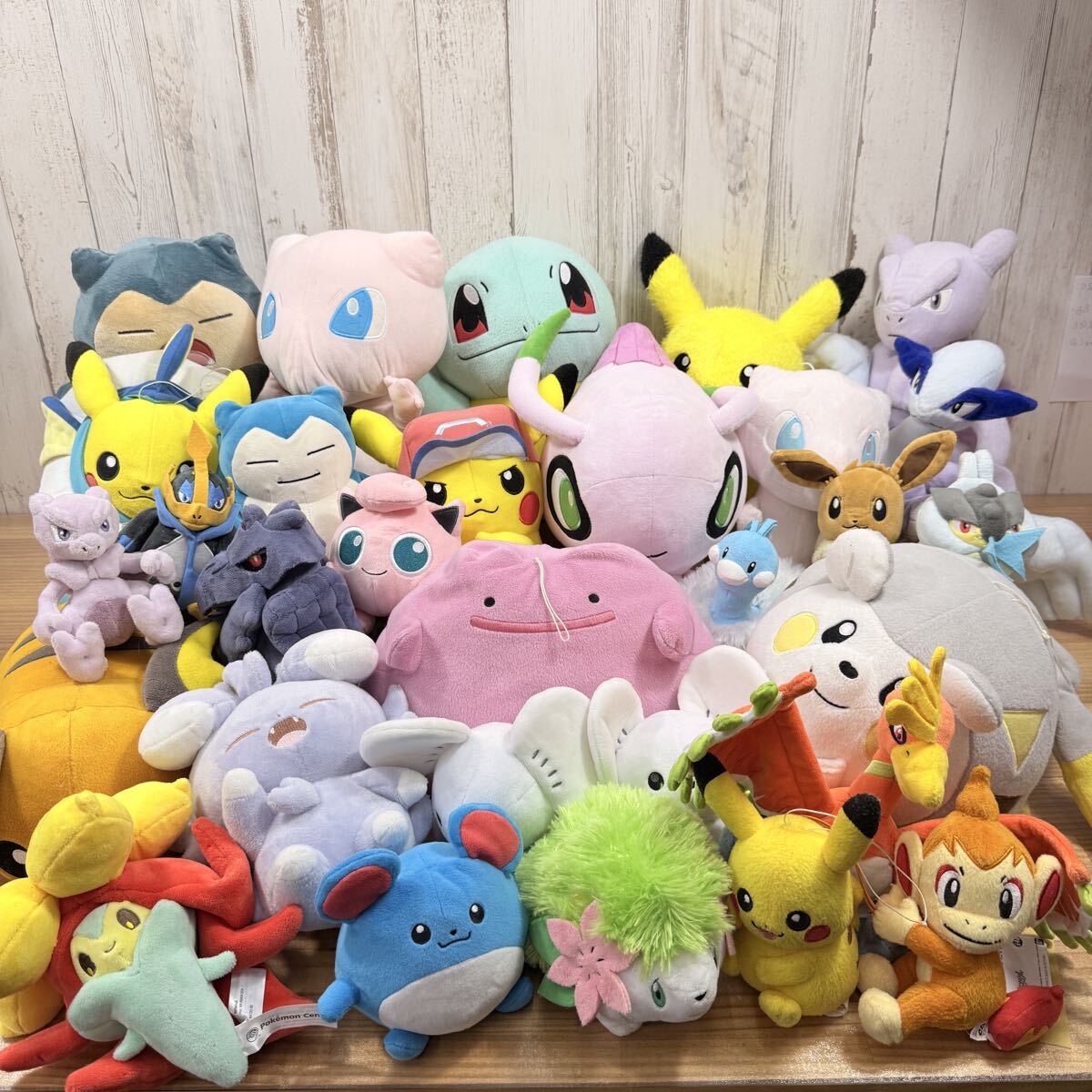 ☆ SA-0403た160 ポケモン ピカチュウ カビゴン メタモン イーブイ ルギア ミュウツー ポケモンセンター まとめ ☆ 