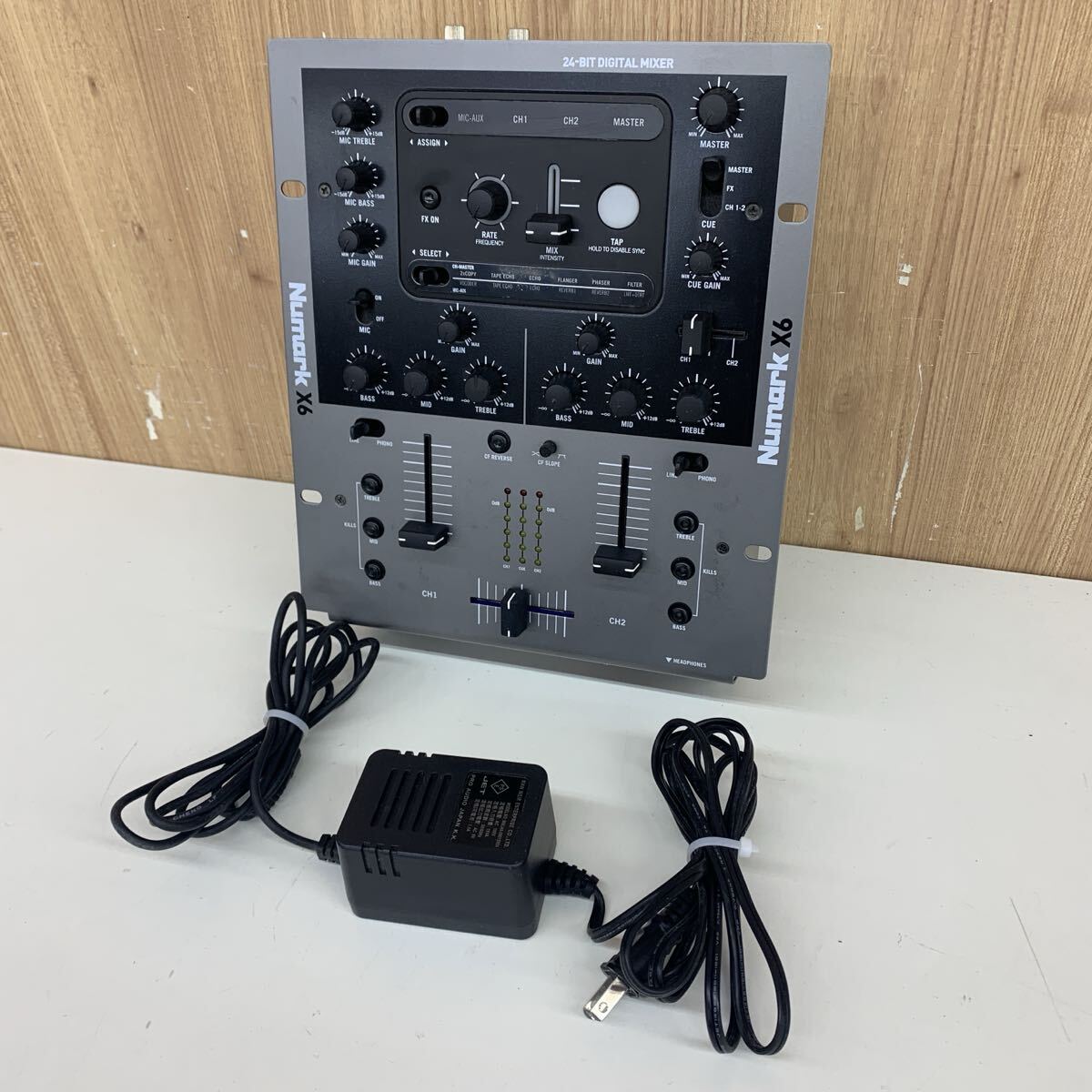 【D-2】 Numark X6 DJミキサー 動作確認済み ヌマーク 5722-71