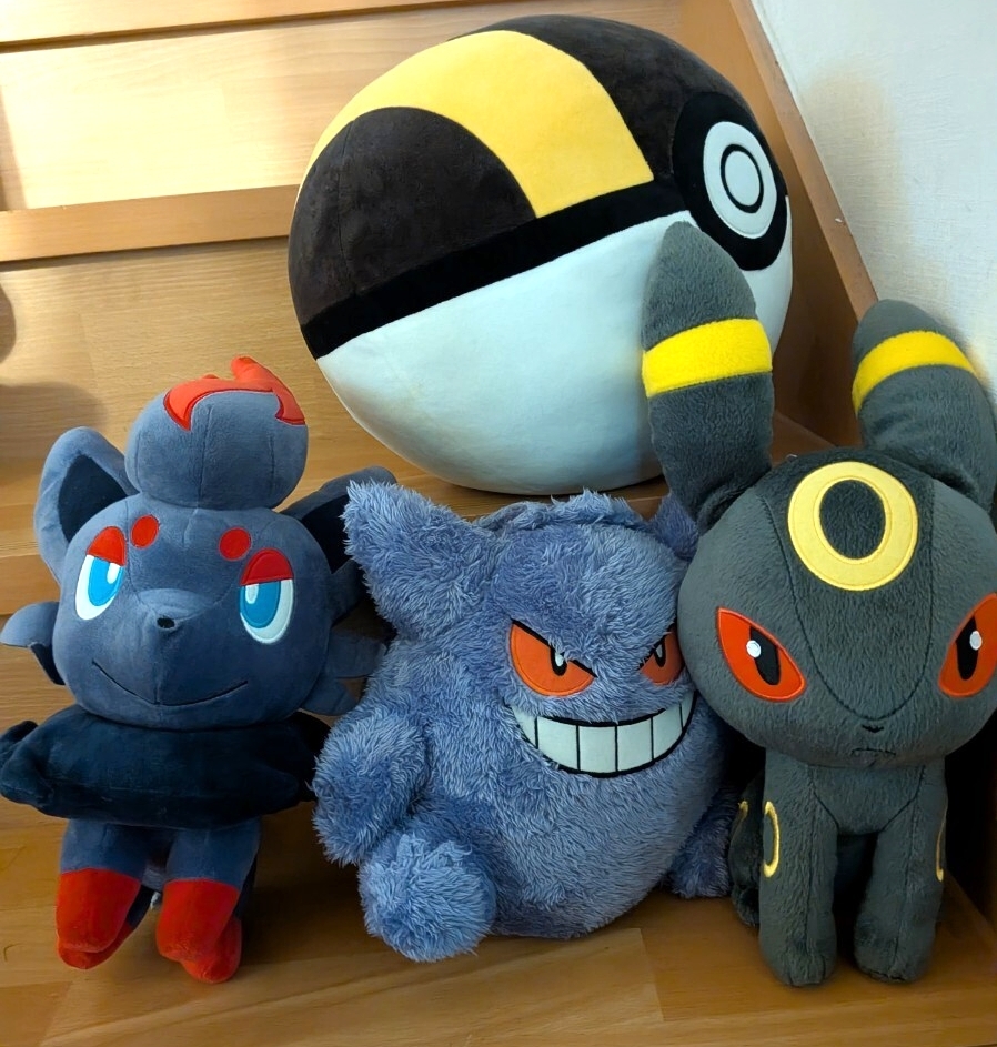 ポケモン ぬいぐるみ セット　カビゴン　ゾロア　ブラッキー　ハイパーボール 　ポケットモンスター ぬいぐるみ セット