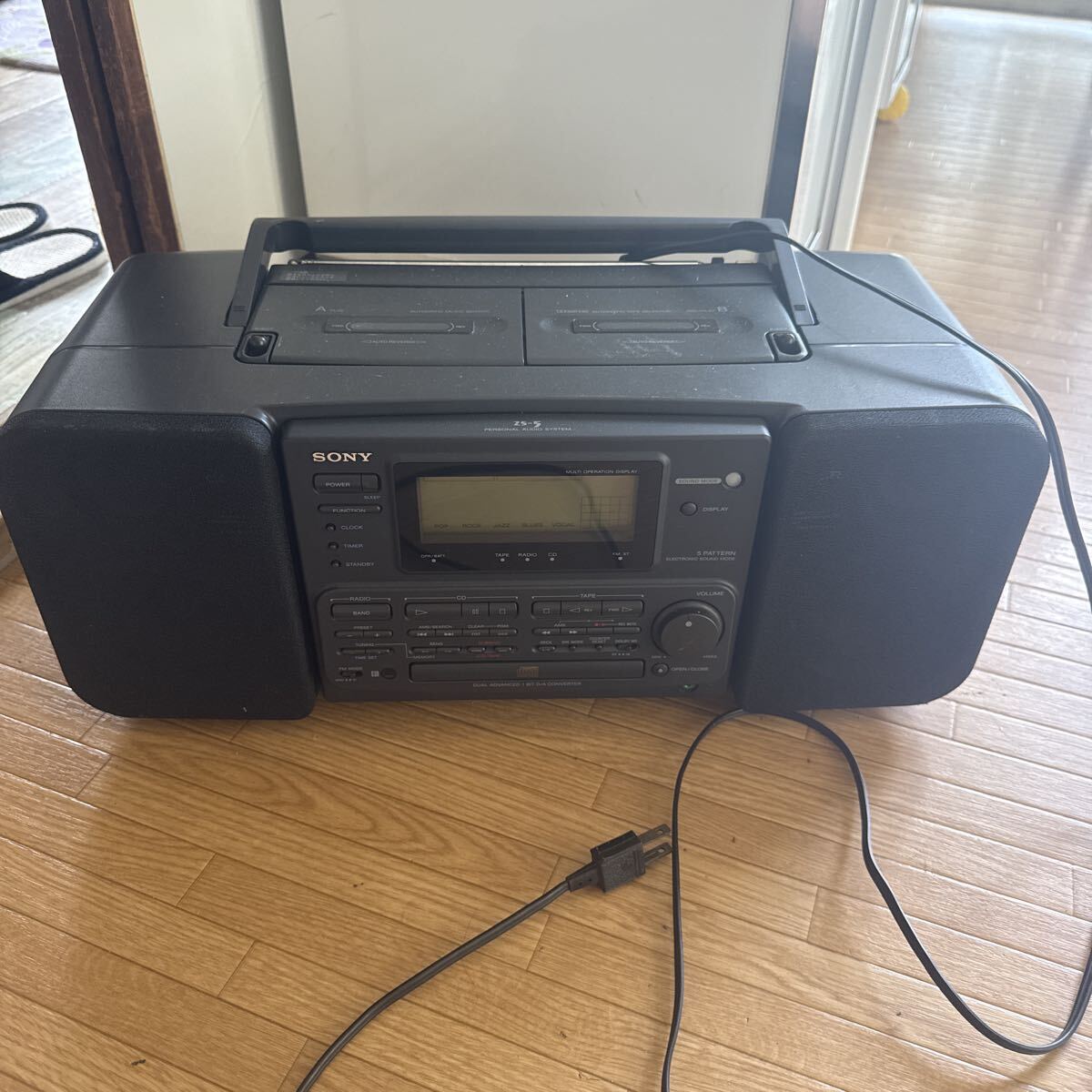 SONY オーディオ機器 ZS-5 通電のみ確認