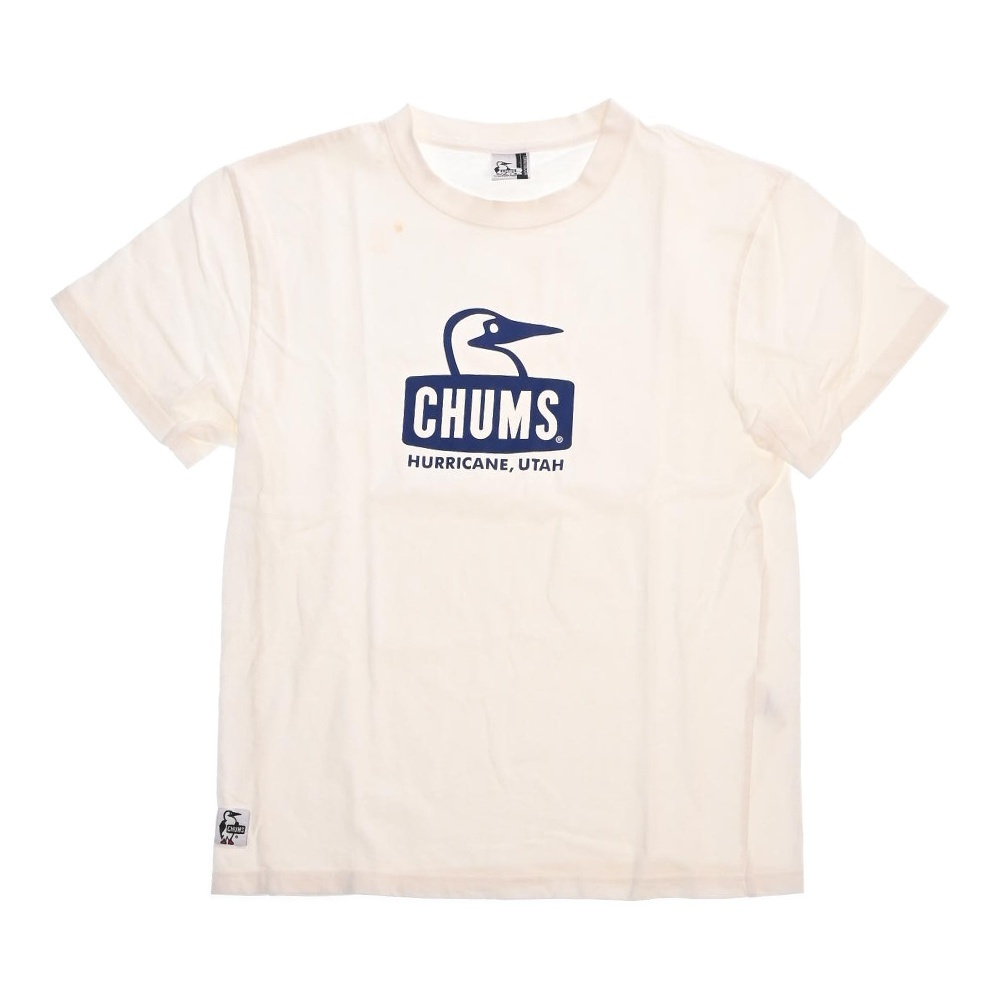 2602A-016 メンズ Chums チャムス ホワイト 半袖Tシャツ L