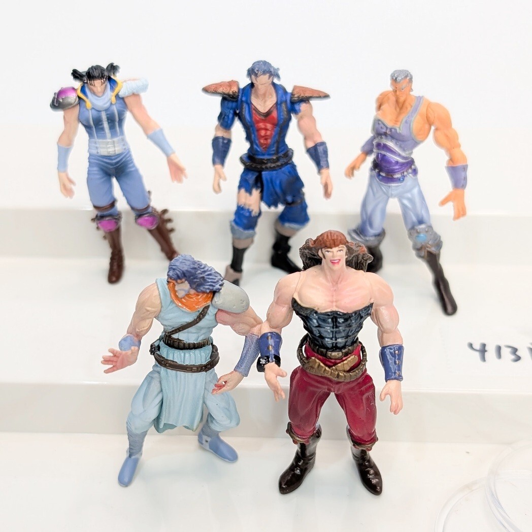 北斗の拳　ミニフィギュア 海洋堂　５個 まとめ売り 台座欠品 ユダ サウザー シュウ レイ トキ