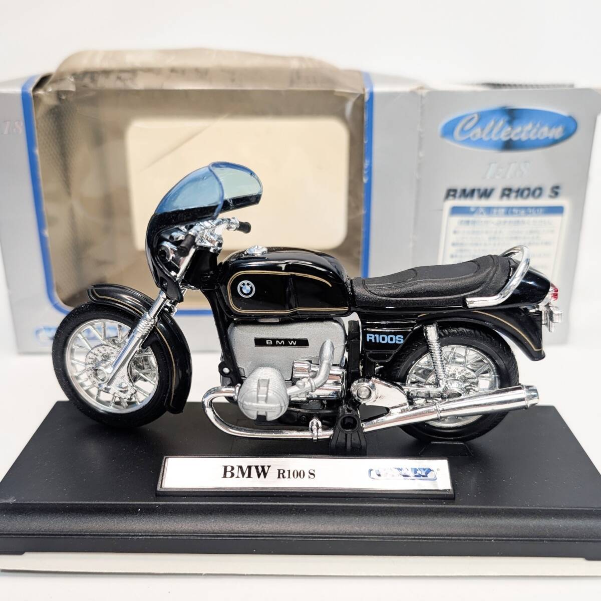 WELLY Collection 1/18 BMW R100S　絶版　希少モデル　ウェリー 大型バイク　箱傷み大