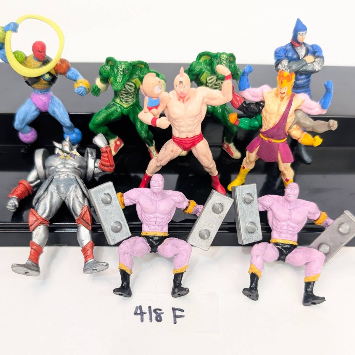 キン肉マン フィギュア ポッカ×キン肉マン 9個 まとめ売り 台座無し 悪魔六騎士編 オリジナルフィギュア 2010年キャンペーン品 現状品