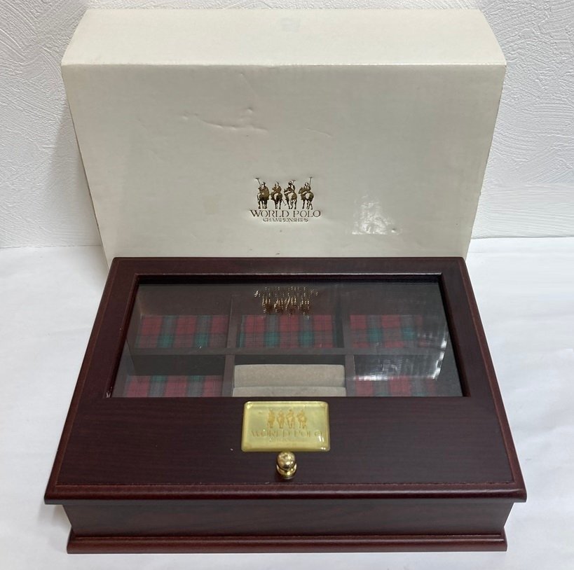 WORLD POLO　ワールドポロ　ジュエリーボックス　アクセサリーケース　ジュエルケース　