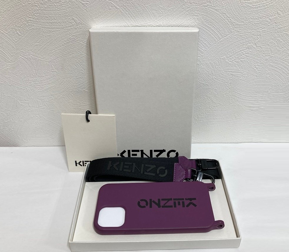 KENZO ケンゾー　iPhoneケース 12　スマホケース　ショルダー　箱入り　