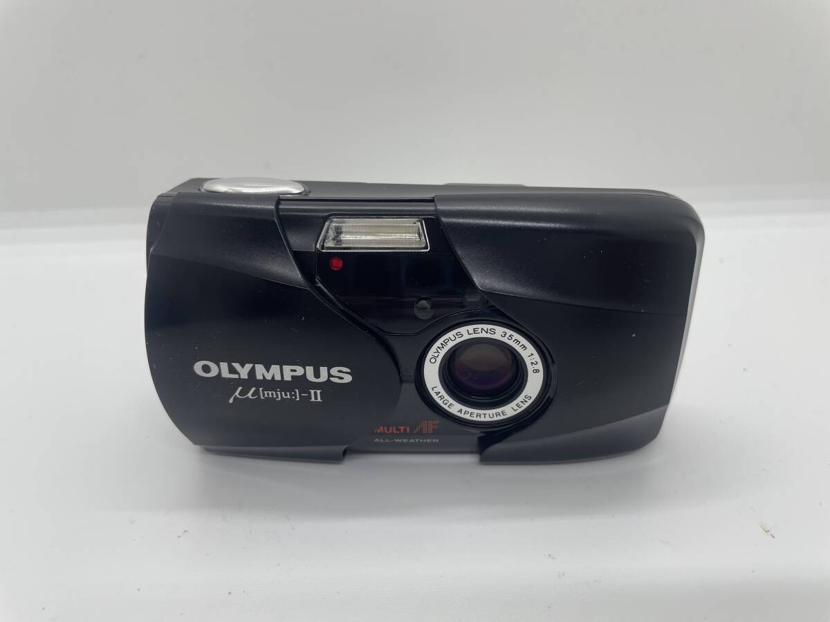 1円～ OLYMPUS μ [mju:]-II ブラック オリンパス コンパクトフィルムカメラ