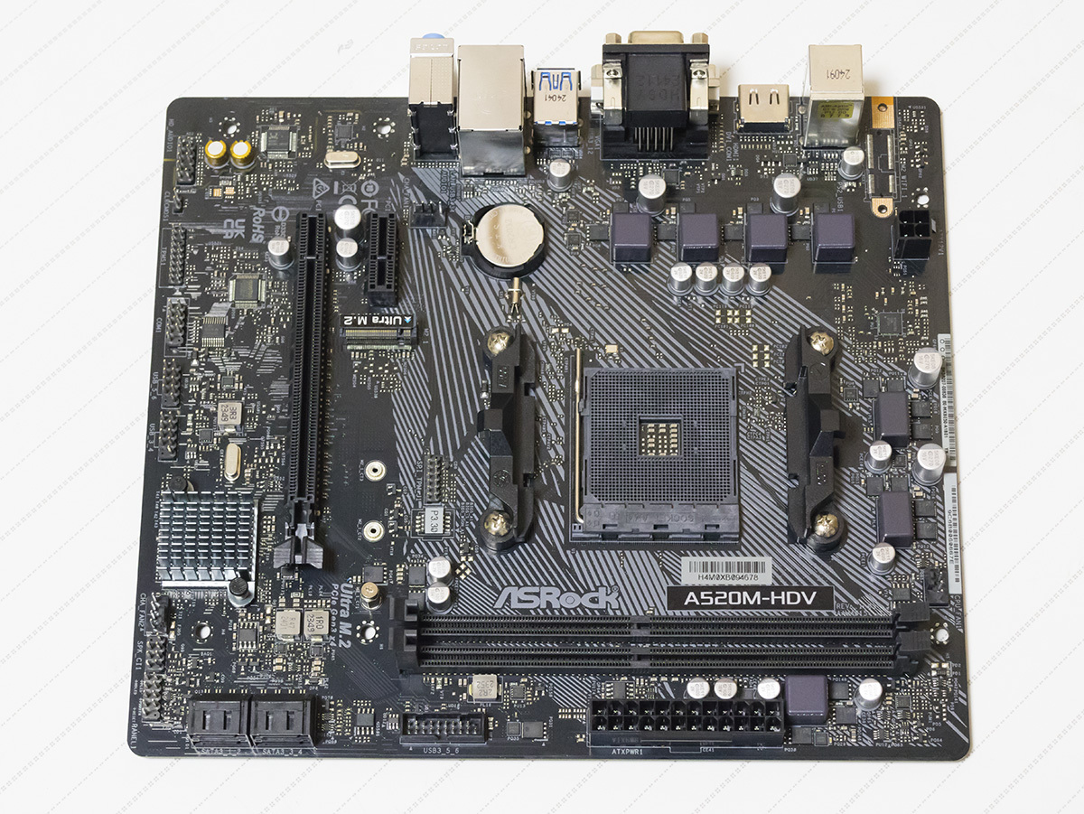 【中古美品】ASRock A520M-HDV AM4 MicroATX マザーボード