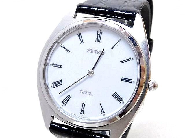 セイコー UTD 110周年記念モデル 18KT ホワイトゴールド ■ 6810-6000 メンズ 手巻き 時計 SEIKO K18 750 □７E8D