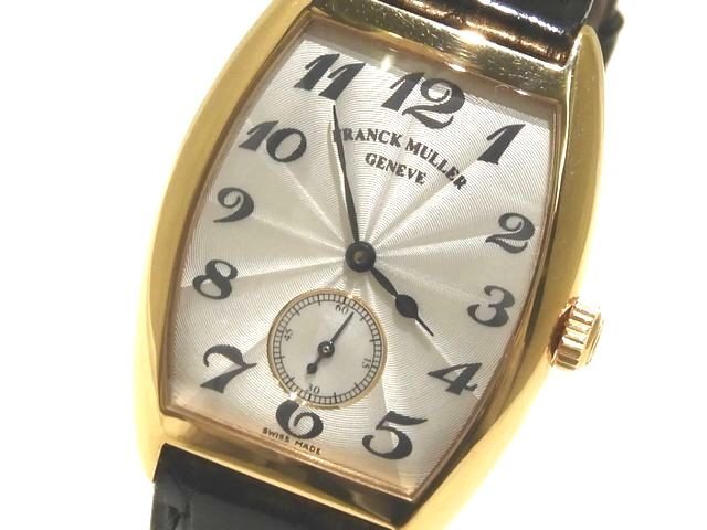美品 フランク・ミュラー 7501S6 MM ボーイズ 手巻 時計 ☆ トノウ カーベックス K18 金無垢 ゴールド FRANCK MULLER ヴィンテージ ▼8D