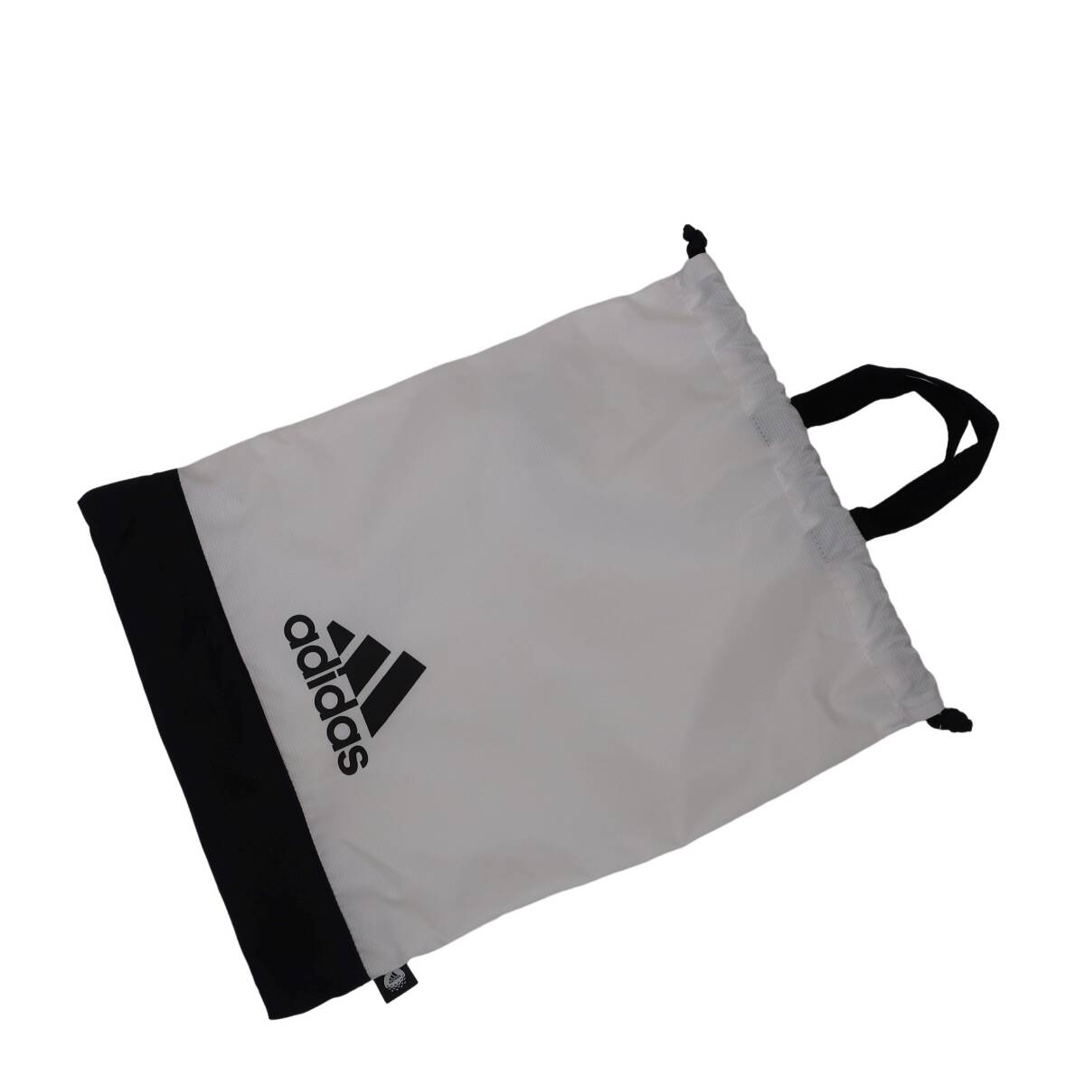 【美品】adidas(アディダス) シューズケース ホワイト×ブラック フリーサイズ ゴルフ用品 2604-0039 中古