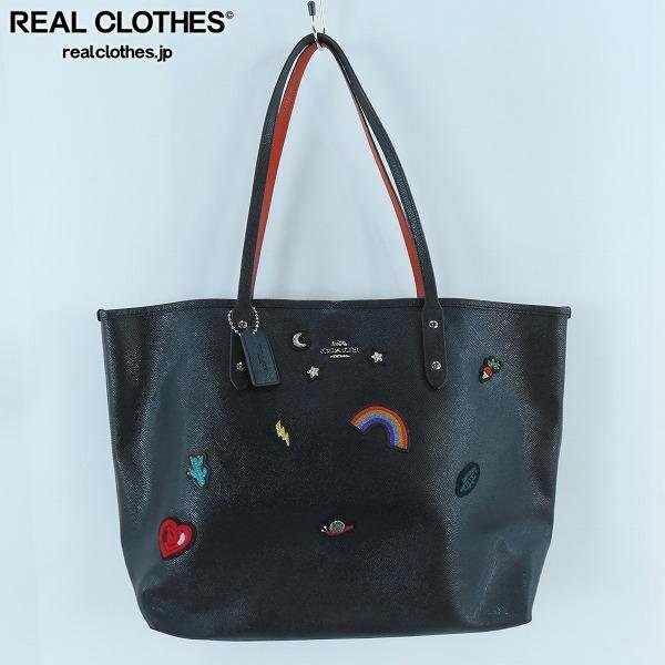 COACH/コーチ スーベニア エンブロイダリー トートバッグ F25798 /080