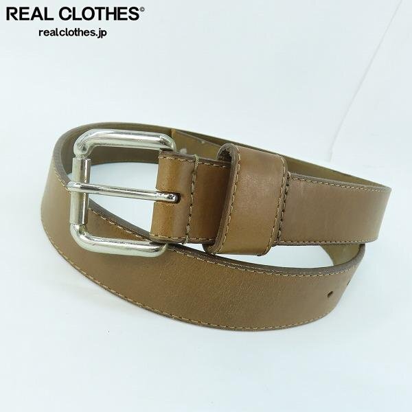 COMME des GARCONS HOMME PLUS/コムデギャルソンオムプリュス ベルト ブラウン /76 /000