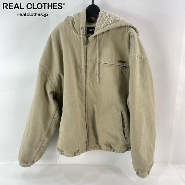 ☆HUF/ハフ WHAT A JUNGLE DENIM WORK JACKET/デニム ワークジャケット/M /060