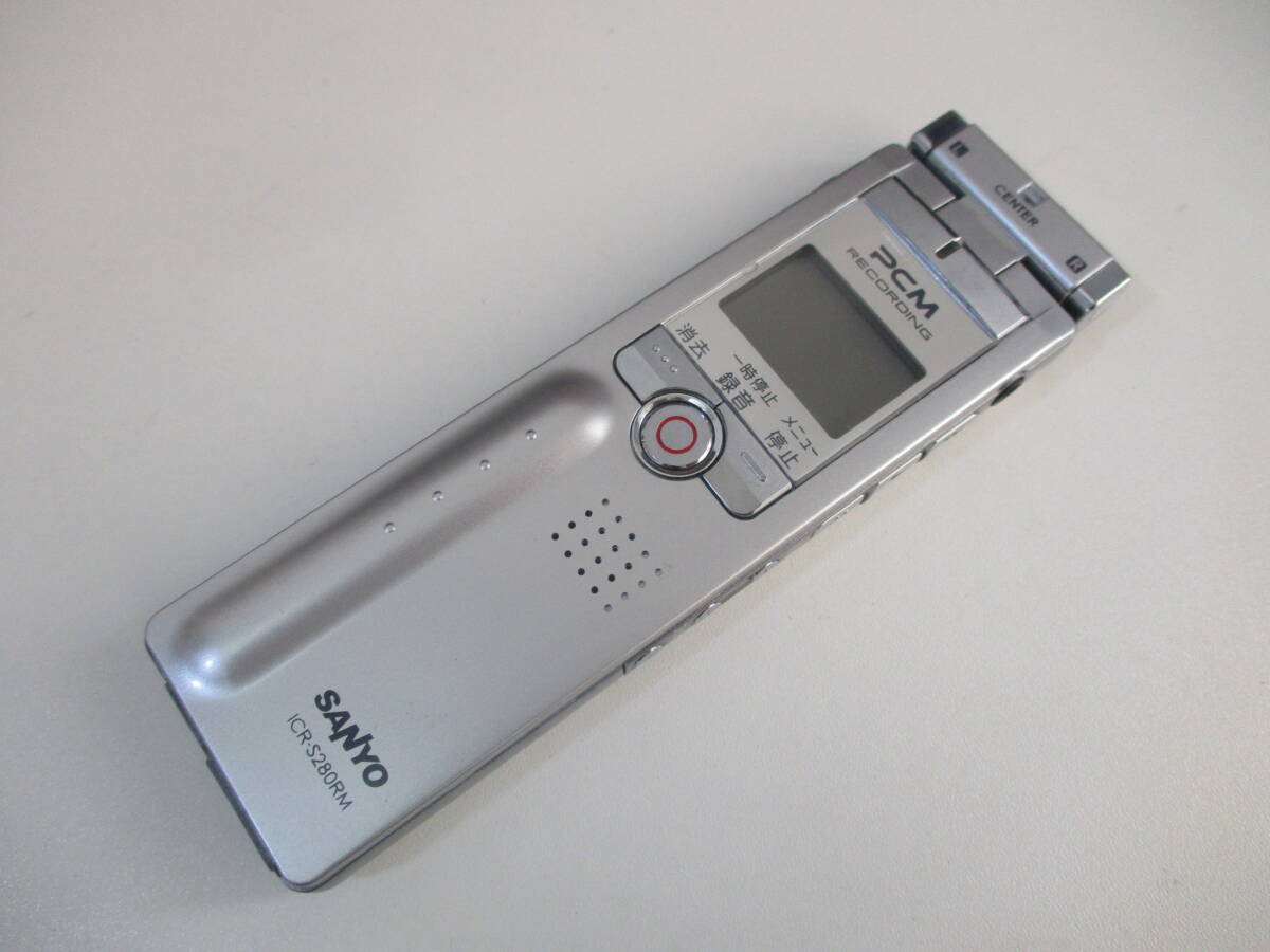 動作確認済 SANYO サンヨー icr-s280rm ICレコーダー ボイスレコーダー f23