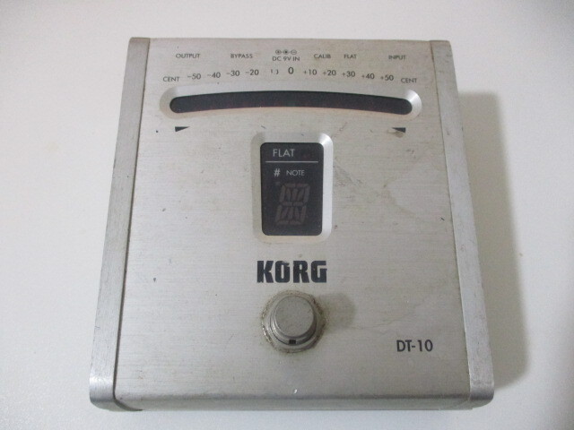 通電不可 コルグ　KORG DT-10 チューナー デジタルチューナー TUNER ペダルチューナー ジャンク f93