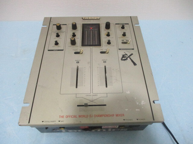 通電確認済 Technics SH-EX1200 DJミキサー テクニクス ジャンク f96