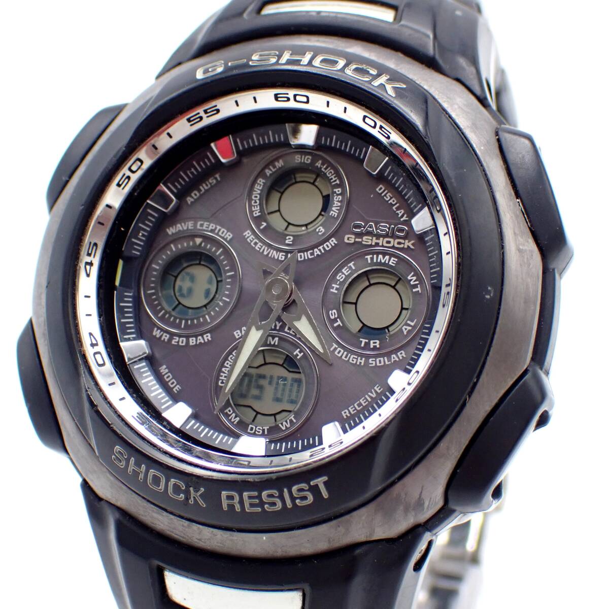 1円～☆CASIO カシオ ソーラー メンズ腕時計 G-SHOCK ジーショック GW-1300CJ TheG デジアナ ラウンド タフソーラー 電波ソーラー