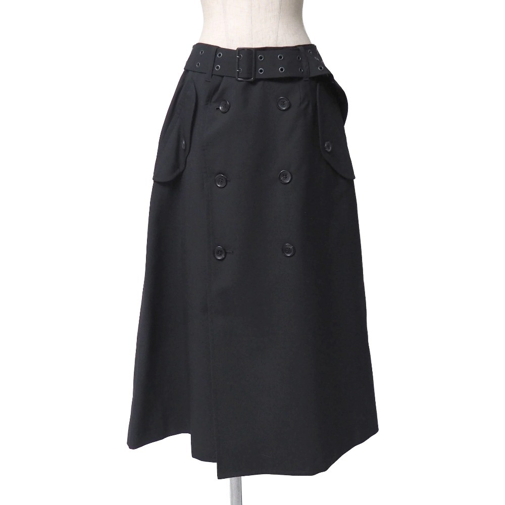 美品 JUNYA WATANABE COMME des GARCONS ジュンヤワタナベコムデギャルソン スカート サイズM AD2019 ベルテッド