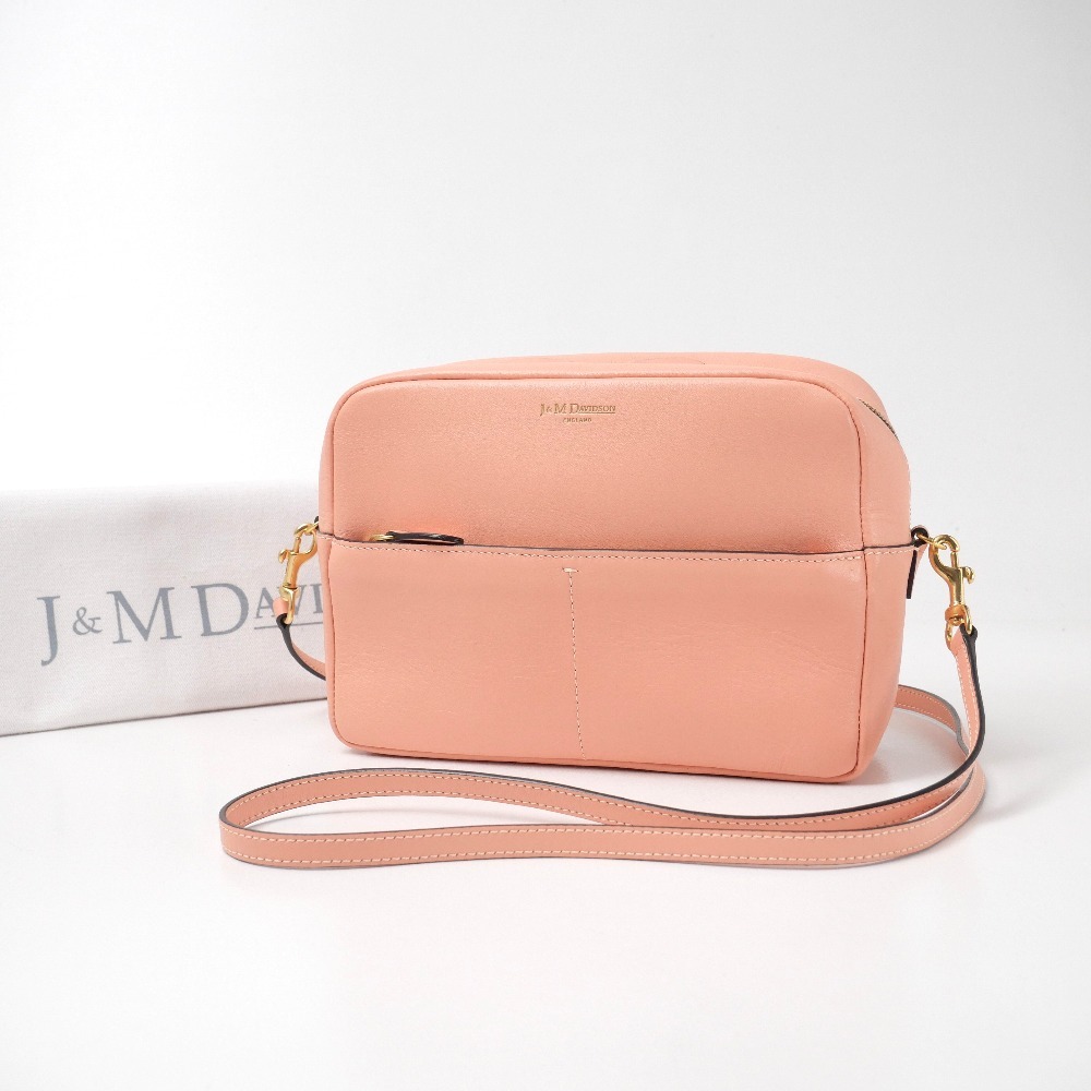 美品 J&M Davidson ジェイアンドエムデヴィッドソン GABBY ギャビー ショルダーバッグ スクエア ミニバッグ