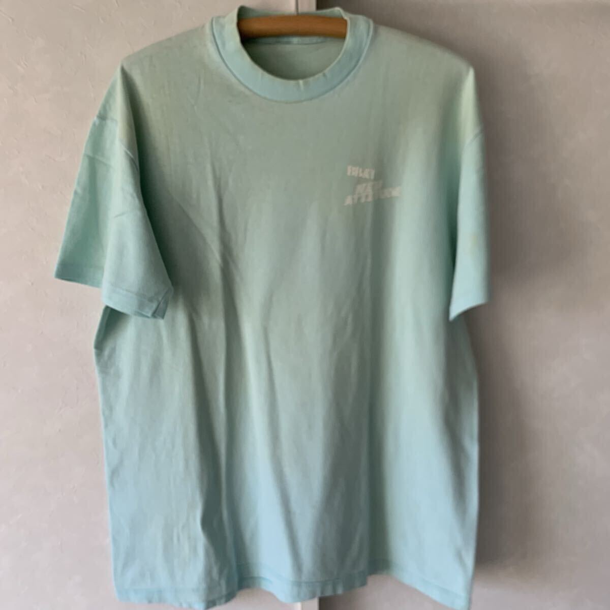 ビンテージ/企業 Tシャツ/ロゴ/Tシャツ/古着 Tシャツ/半袖Tシャツ/ミントグリーン/シングルステッチ/アメリカ/BB&T/銀行T/USA製/Tee