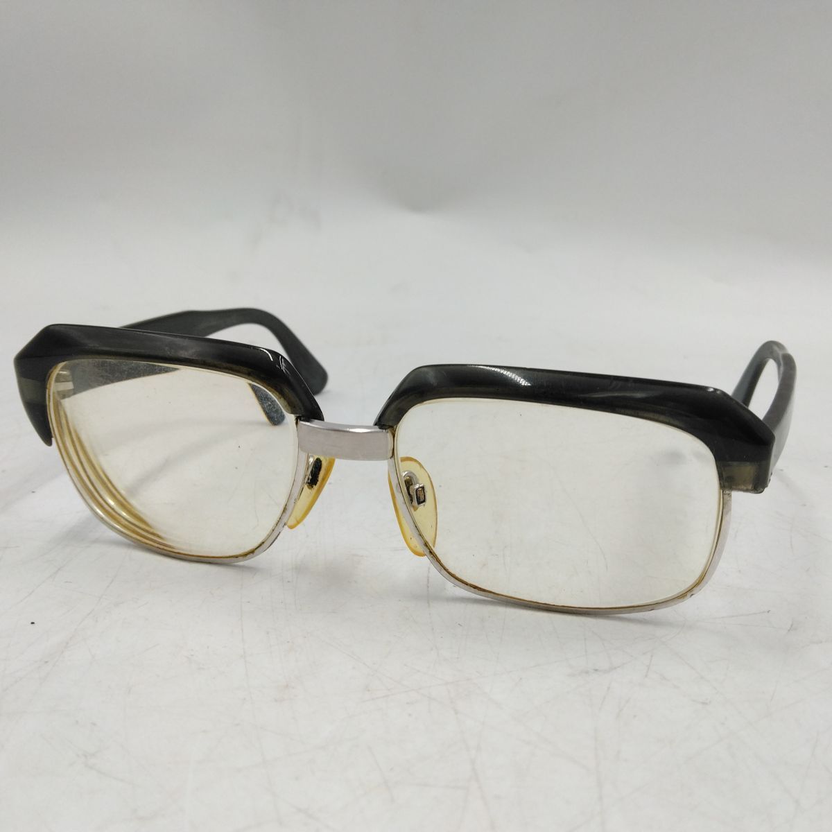 RODENSTOCK ローデンストック BERTRAM ベルトラン メガネ 眼鏡 1/20 10K 10金張 チタン 16mm ブラック シルバー スクエア ブロー