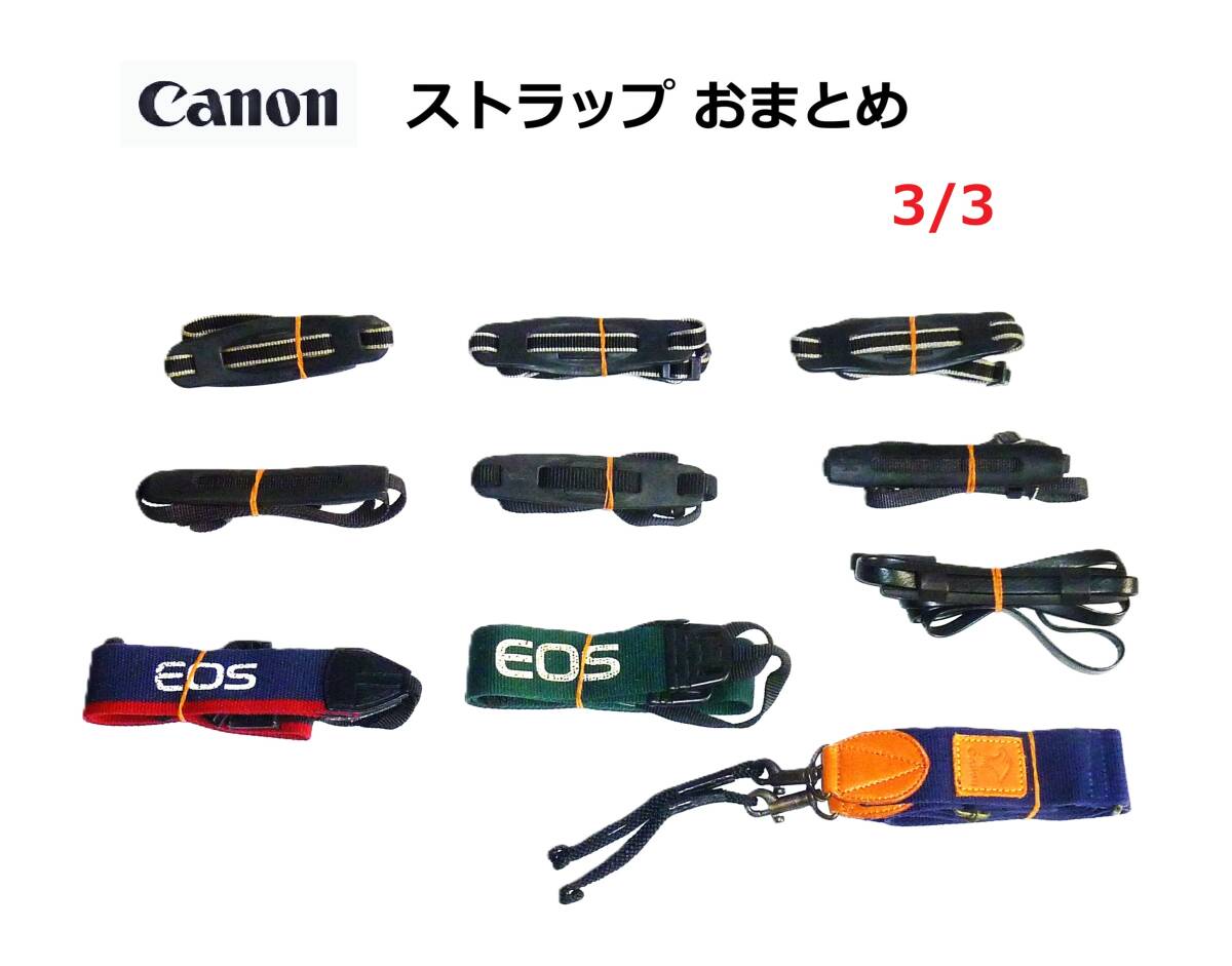 CS3/3キヤノン Canon ストラップ おまとめ（11本） 現状