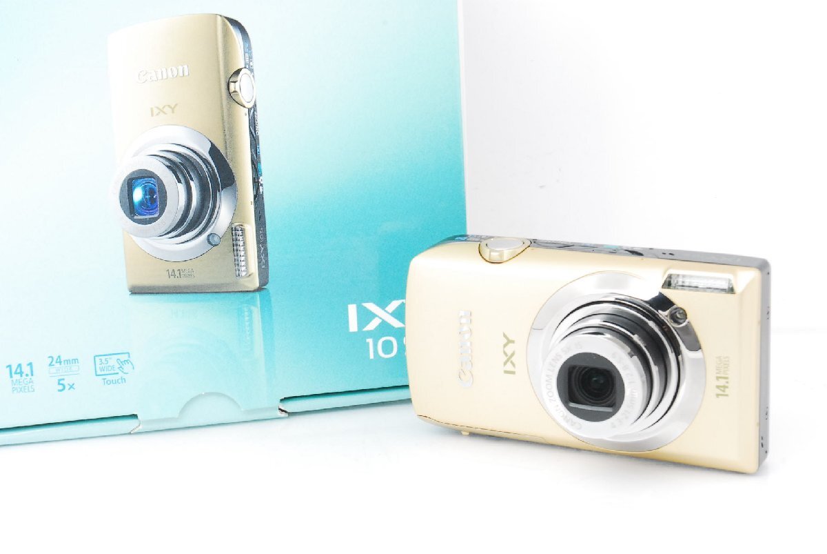 【美品】Canon キヤノン IXY 10S ゴールド c000223