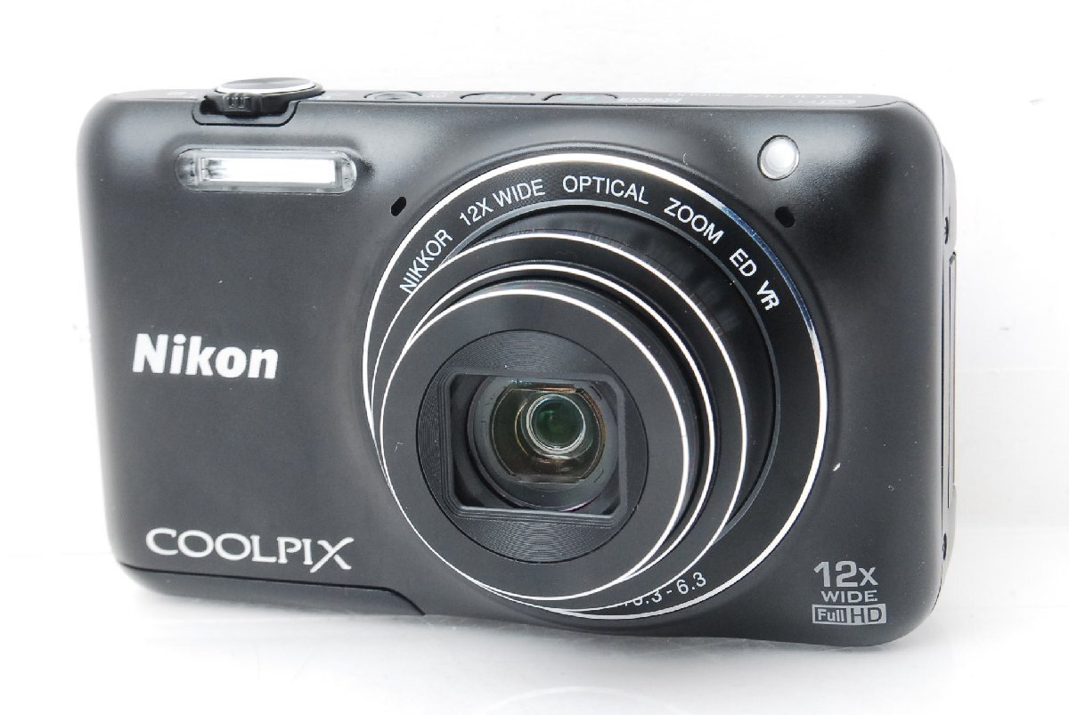 【美品】Nikon ニコン COOLPIX S6600 スマートブラック c000226