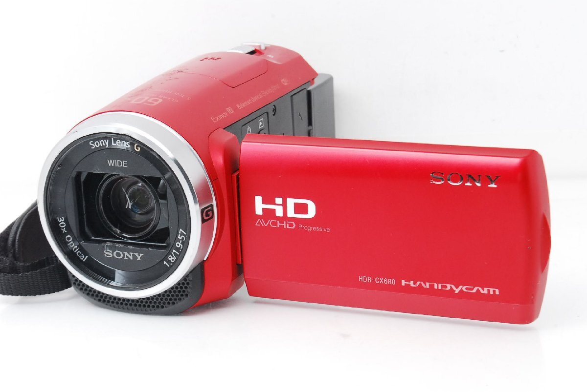 SONY ソニー HDR-CX680 レッド