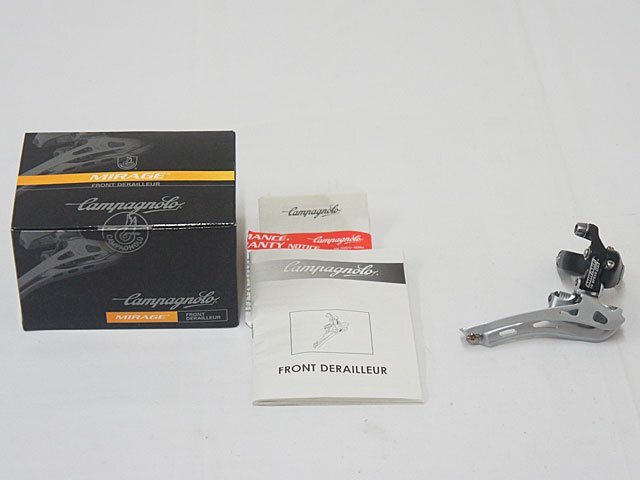 4916【カンパミラージュ 未使用 ダブル用 35mm バンド式 フロントメカ】自転車 パーツ 部品