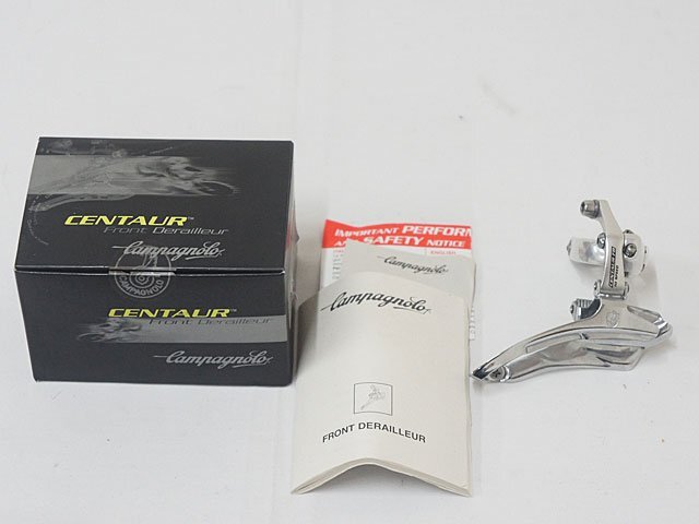 4912【カンパケンタウル 35mm バンドフロントメカ 未使用 トリプル用】自転車 パーツ 部品