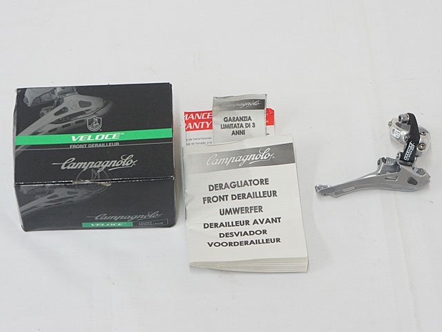 4914【カンパベローチェ フロントメカ9.10速 ダブル用 未使用 バンド 32mm】自転車 パーツ 部品