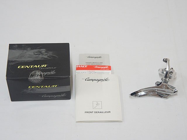 4915【カンパケンタウル 未使用 フロントメカ 9.10速 バンド式 35mmΦ】自転車 パーツ 部品