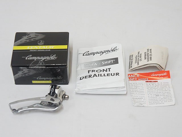 4922【カンパケンタウル 未使用 直付フロントメカ ダブル用】自転車 パーツ 部品