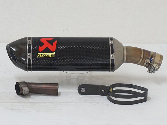 4947【20～23年式 BMW S1000XR 用 アクラポビッチ スリップオンマフラー カーボン】バイク 部品 パーツ