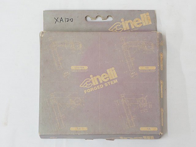 4974【チネリ XAステム 120mm 未使用 クランプ 26.4mmφ】自転車 パーツ 部品